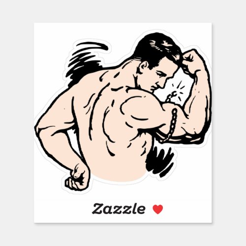muscles_strong_man_bodybuilder sticker