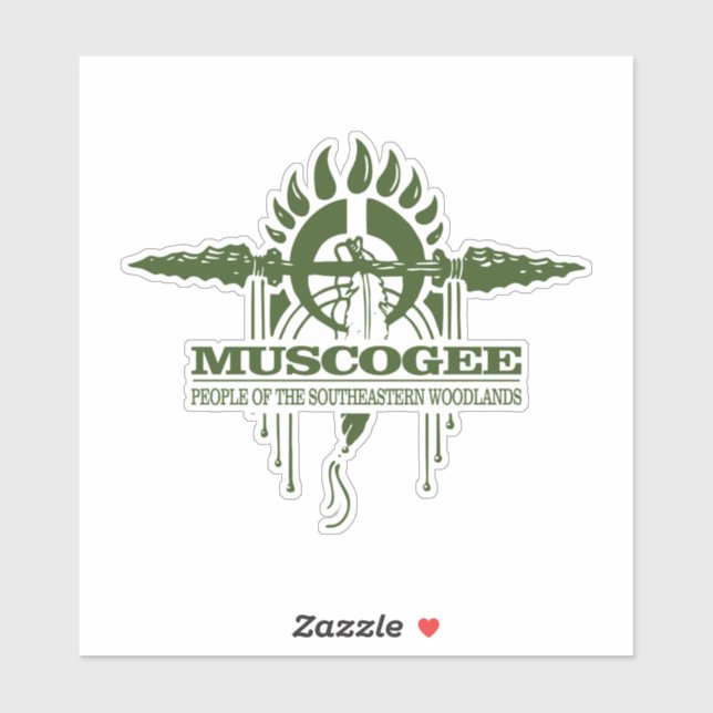 Muscogee 2o sticker (Sheet)
