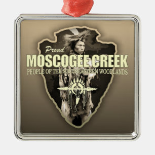 Muscogee Creek (arrowhead) Metal Ornament