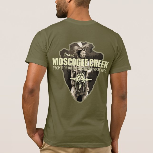 Muscogee Creek (arrowhead) T-Shirt (Back)