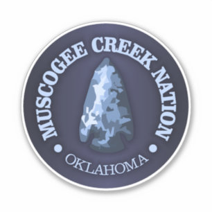 Muscogee Creek Nation (arrowhead) Sticker