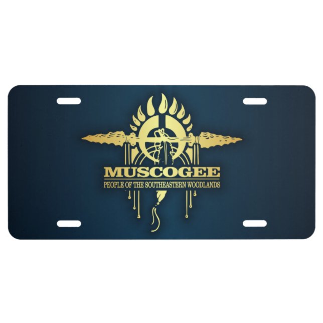 Muscogee License Plate (Front)
