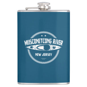 Musconetcong River New Jersey Kayaking Flask