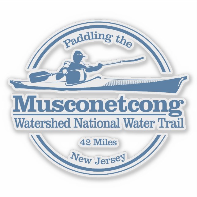 Musconetcong River (SK) Sticker (Front)
