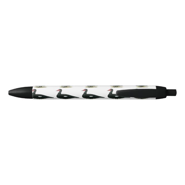 Muscovy Black Drake Pen (Back)