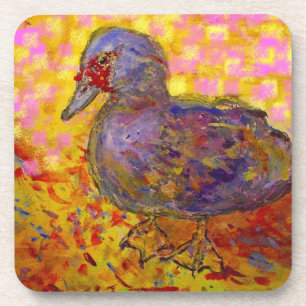 Muscovy Duck Beverage Coaster