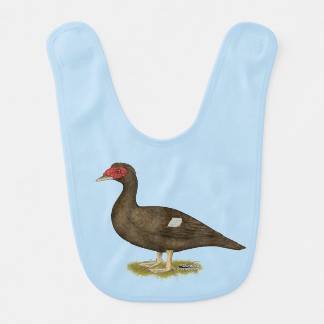 Muscovy Duck Chocolate Bib (Front)