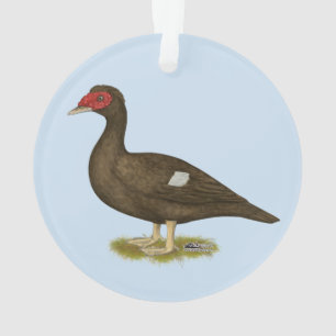 Muscovy Duck Chocolate Ornament