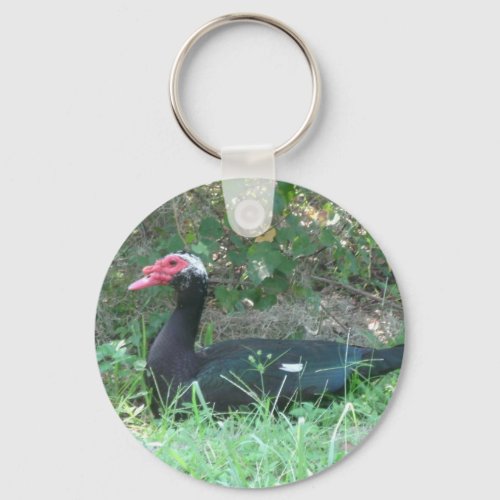 Muscovy Duck Keychain