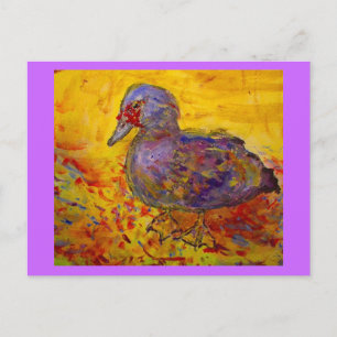 muscovy duck postcard