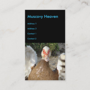 Muscovy Heaven Business Card