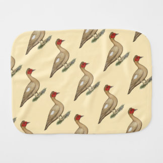 Muscovy Light Chocolate Drake Baby Burp Cloth