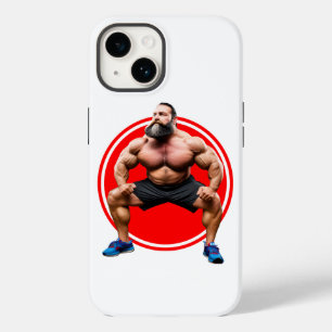 Muscular Bearded Case-Mate iPhone 14 Case