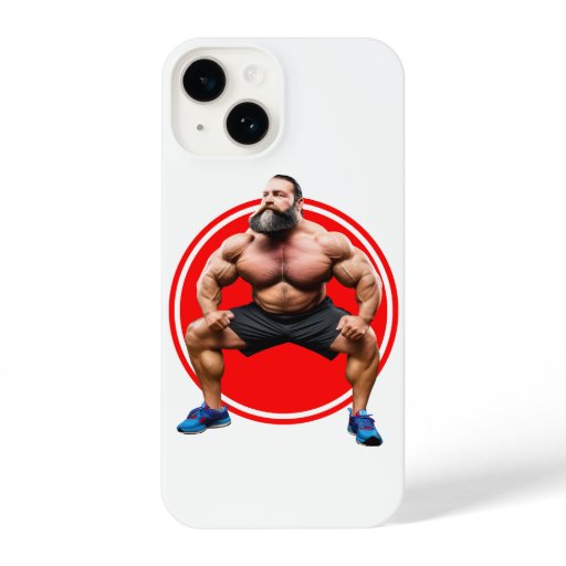 Muscular Bearded iPhone 14 Case
