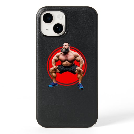 Muscular Bearded OtterBox iPhone 14 Case