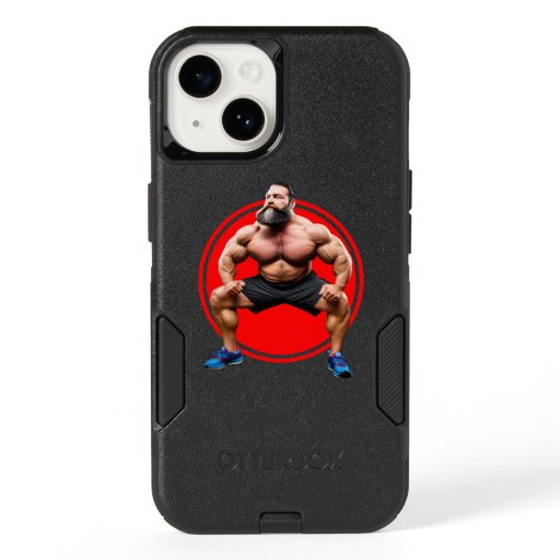 Muscular Bearded OtterBox iPhone 14 Case