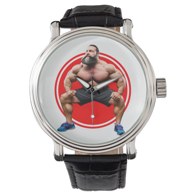 Muscular Bearded Watch (Front)