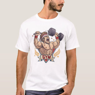 Muscular Bodybuilder Silhouette T-Shirt