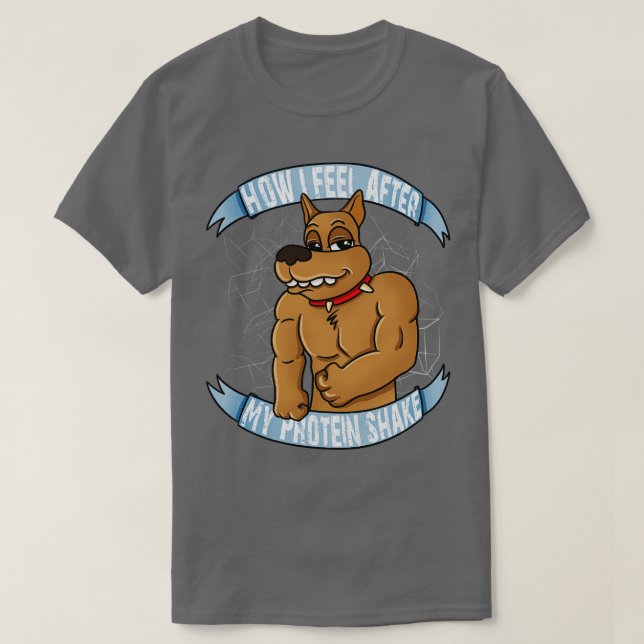 Muscular Dog T-Shirt (Design Front)