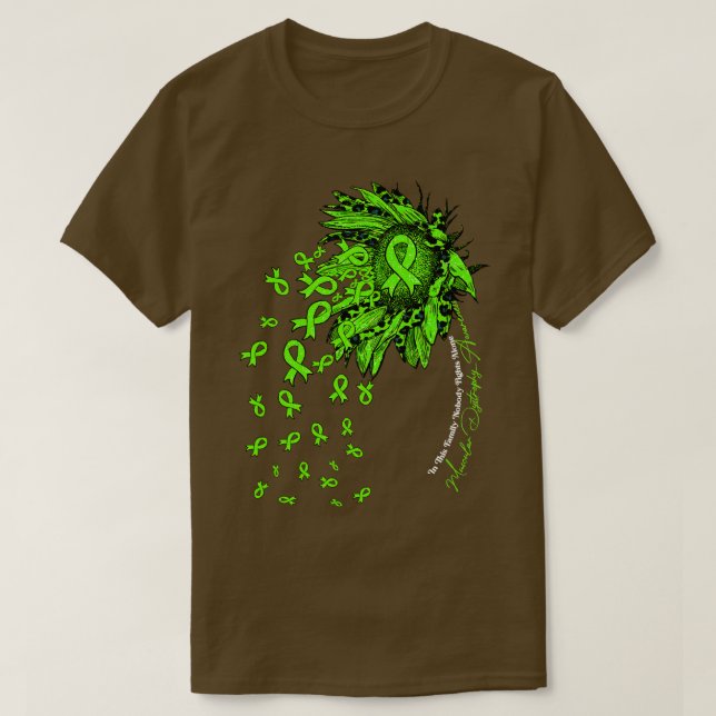 Muscular Dystrophy Awareness Awareness sunflower n T-Shirt (Design Front)