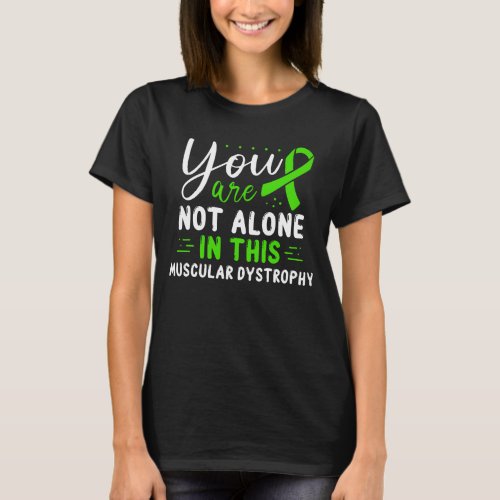 Muscular Dystrophy Awareness Green Ribbon T_Shirt