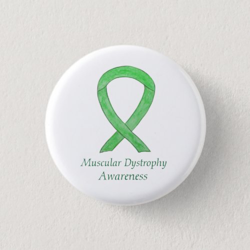 Muscular Dystrophy Awareness Lime Ribbon Pin