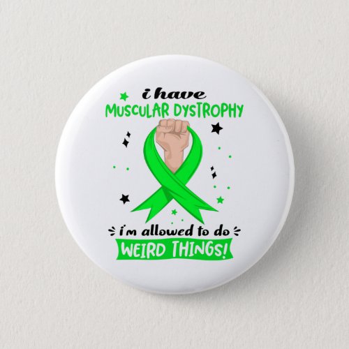 Muscular Dystrophy Awareness Month Ribbon Gifts Button