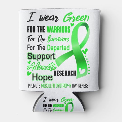 Muscular Dystrophy Awareness Month Ribbon Gifts Can Cooler