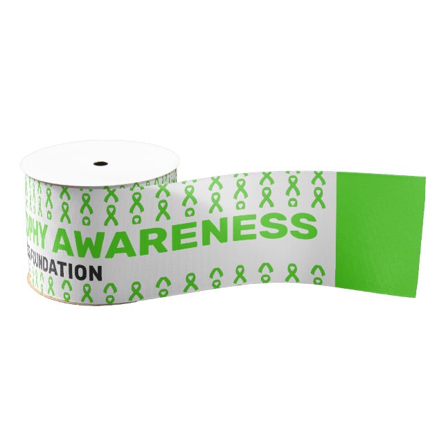 Muscular Dystrophy Awareness Pattern Ribbon (Spool)