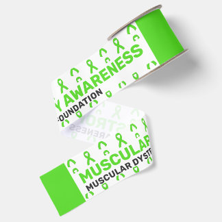 Muscular Dystrophy Awareness Pattern Ribbon