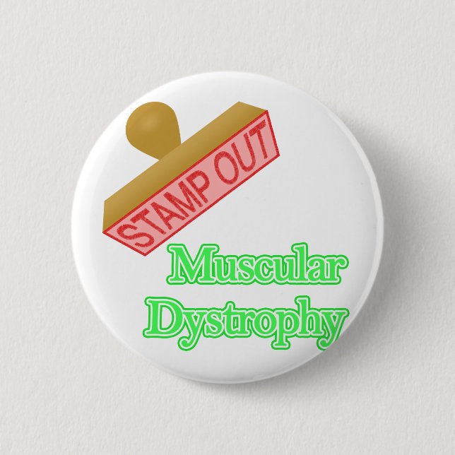 Muscular Dystrophy Pinback Button (Front)