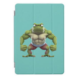 Muscular Frog, Strong Muscular Bodybuilding Frog iPad Pro Cover