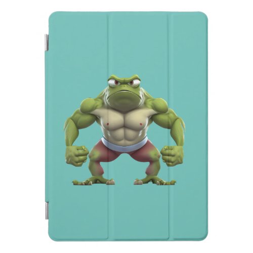 Muscular Frog Strong Muscular Bodybuilding Frog iPad Pro Cover