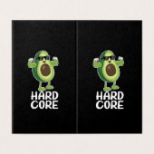 Muscular Hardcore Avocado Funny (Outside Unfolded)