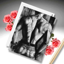 Muscular Male Back in In Tight Jeans Cool Art
