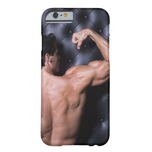 Muscular man flexing barely there iPhone 6 case