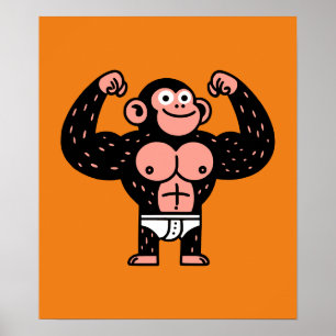 Muscular Poster