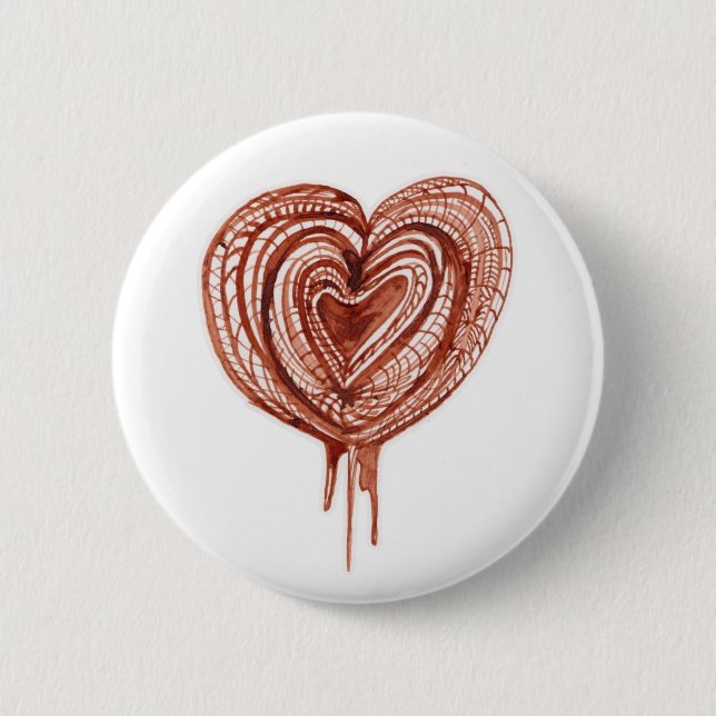 Muscular Pump (heart) drawing Button (Front)