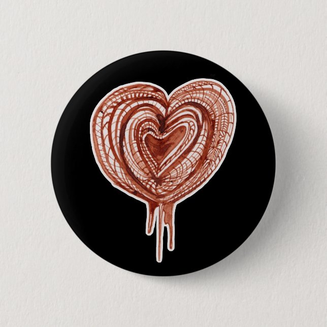 Muscular Pump (heart) drawing Button (Front)