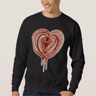 Muscular Pump (heart) drawing Sweatshirt