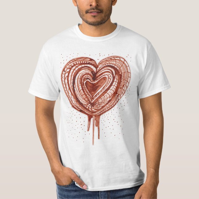 Muscular Pump (heart) drawing T-Shirt (Front)