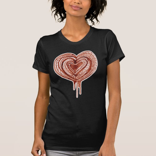 Muscular Pump (heart) drawing T-Shirt (Front)