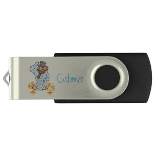Muscular Snowman Tropical Vacation Thunder_Cove Flash Drive