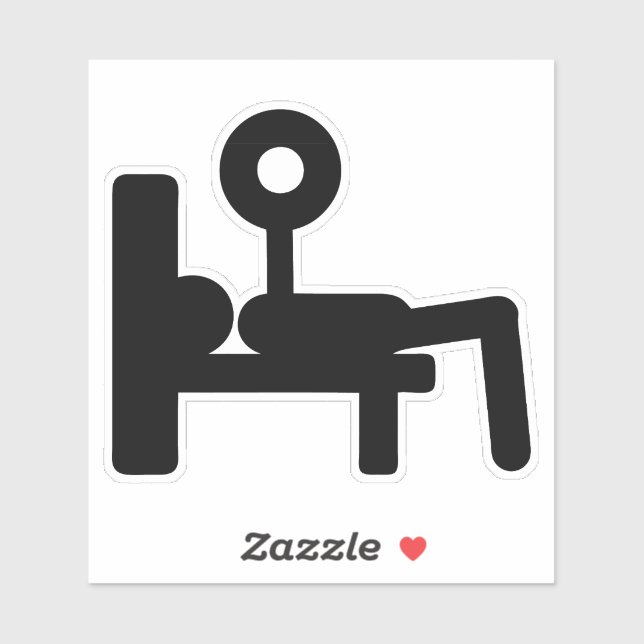 musculation icone developer muscle layer sticker (Sheet)