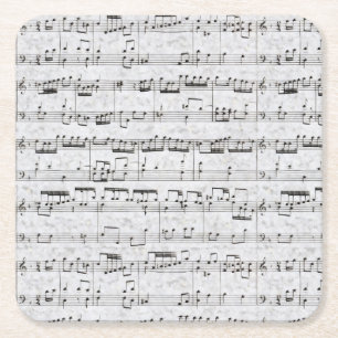 Muscy Square Paper Coaster