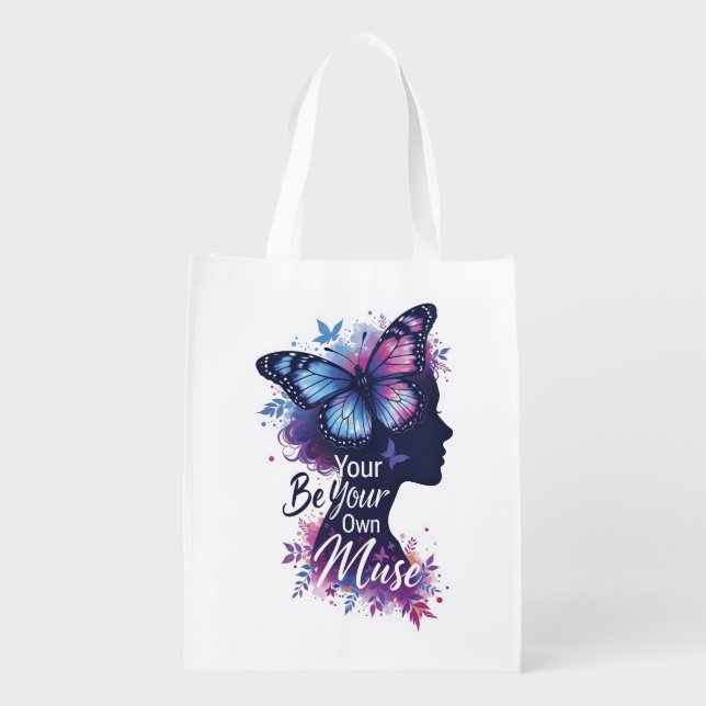 Muse Emergence | Muse Rebirth Grocery Bag (Back)