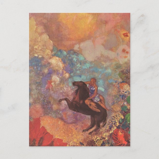 Muse On Pegasus Postcard (Front)