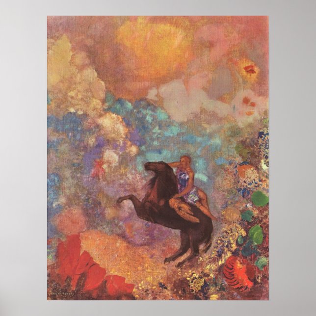 Muse On Pegasus Poster (Front)