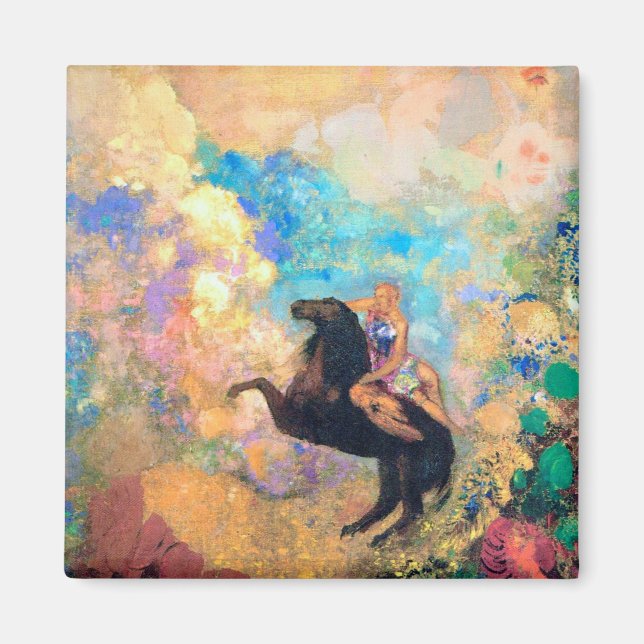 Muse on Pegasus, Redon Magnet (Front)