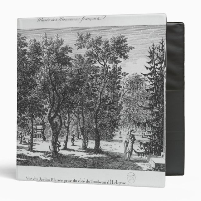 Musee des Monuments Francais, Paris 3 Ring Binder (Front/Inside)